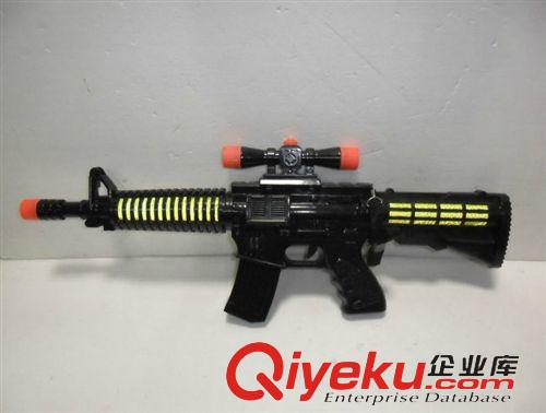 電動音樂槍 M16黑色仿真語音槍電動槍八音槍3600 年貨熱銷玩具槍 fzq玩具原始圖片3
