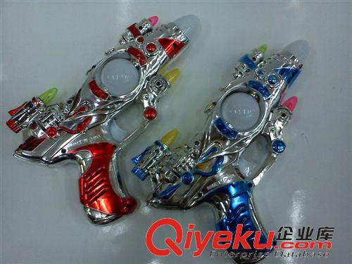 電動音樂槍 七彩絢麗閃光音樂八音槍 炫燈發聲軍事槍 兒童電動玩具槍電動玩具原始圖片3