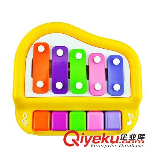 益智玩具 5鍵手敲琴 兒敲琴彈奏敲打2合1 5音階 益智早教兒童手敲琴玩具原始圖片3
