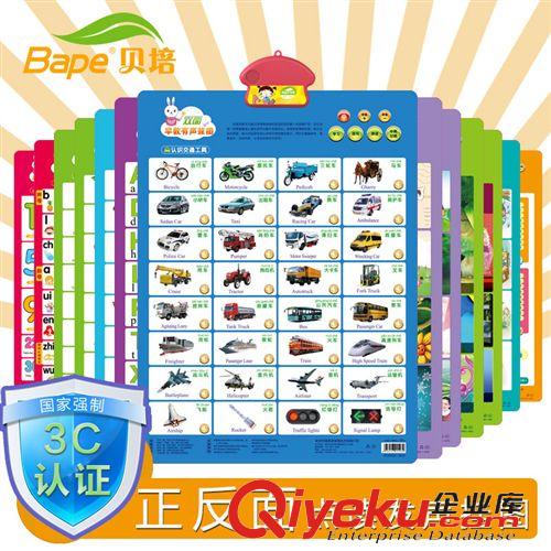 益智玩具 新品雙面有聲掛圖 正反面可點可讀掛圖 兒童益智早教玩具 廠家原始圖片2