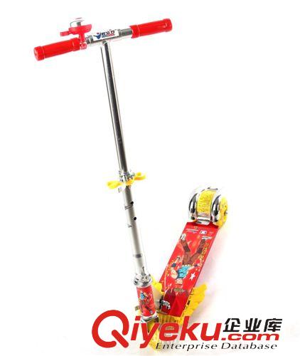 童車大件貨 正版授權{wd}鷹輪滑板車//酷立方全鋁合金閃光輪/二輪兒童滑板車原始圖片2