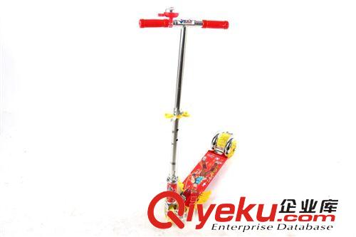 童車大件貨 正版授權{wd}鷹輪滑板車//酷立方全鋁合金閃光輪/二輪兒童滑板車原始圖片3