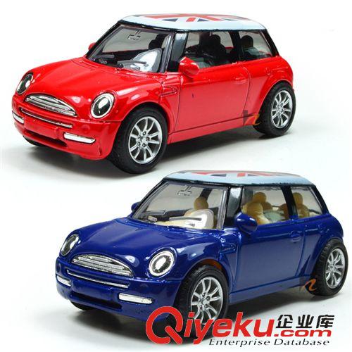 新品上市 1:43寶馬MINI 英國國旗版 合金玩具車模 回力車 慣性車 玩具車原始圖片2