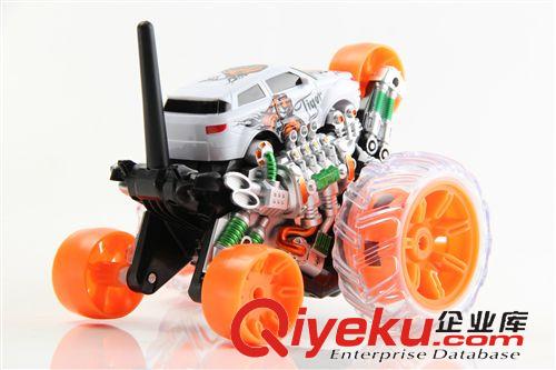 遙控玩具 獨輪陀螺俠 遙控玩具車燈光音樂單輪獨舞特技車舞蹈{zw}遙控車原始圖片2