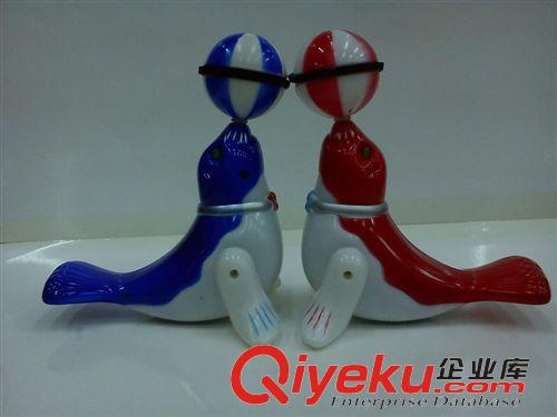 電動(dòng)玩具 新奇特電動(dòng)玩具 電動(dòng)海豚 電動(dòng)海獅頂球 會(huì)翻跟斗玩具海豚原始圖片2