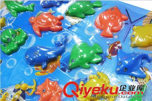 小玩具 批發(fā)地?cái)偼婢摺?0尾魚】過家家 磁性釣魚套裝 夏天玩具 釣魚玩具原始圖片2