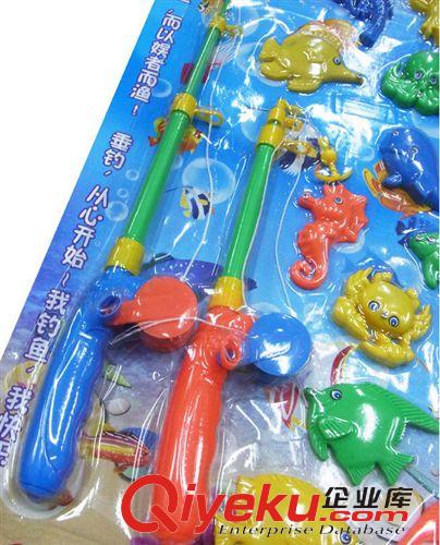 小玩具 批發(fā)地?cái)偼婢摺?0尾魚】過家家 磁性釣魚套裝 夏天玩具 釣魚玩具原始圖片3