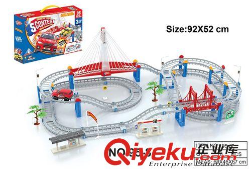 軌道玩具 燈光音樂軌道車玩具 軌道車玩具兒童男孩軌道汽車 電動軌道玩具車