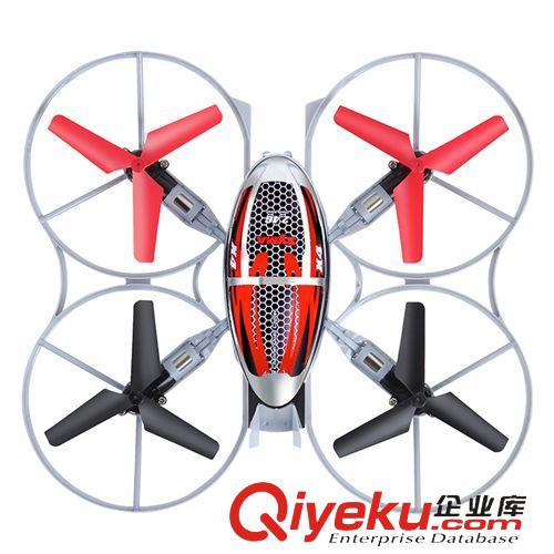 航空模型系列 {zx1}款司馬航模X4(紅色)四軸飛行器 六軸陀螺儀遙控飛行器UFO批發(fā)原始圖片3
