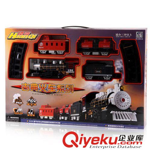 汽車模型系列 環(huán)奇3500-3A古典托馬斯電動帶音效軌道火車 蒸汽冒煙逼真火車玩具