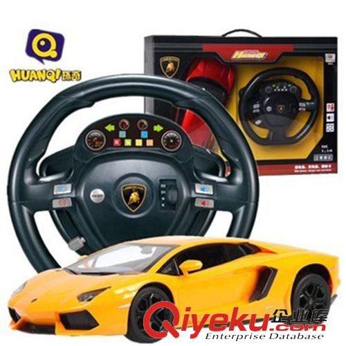 汽車模型系列 環(huán)奇662 大型1：14蘭博基尼艾文塔多方向盤遙控汽車 重力遙控汽車原始圖片2
