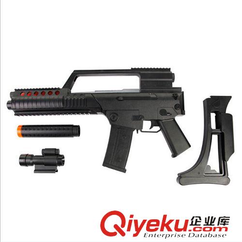 槍船軍事模型 廠家熱銷集星zp 男孩仿真軍事模型玩具 電動(dòng)紅色閃光八音槍8017