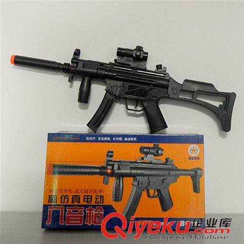 槍船軍事模型 集星8010電動聲光fzq 軍事模型 玩具槍八音發(fā)光槍 玩具槍批發(fā)