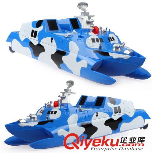 槍船軍事模型 恒泰HT3832魚(yú)雷艇導(dǎo)彈驅(qū)逐艦2.4G充電無(wú)線遙控船遙控軍艦?zāi)Ｐ团l(fā)