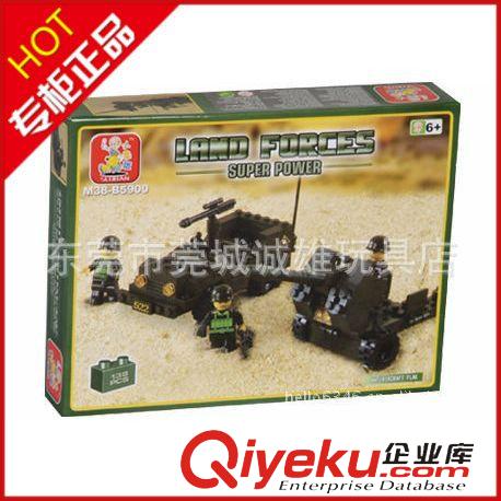 益智積木（小魯班） zp 小魯班 M38-B5900 高射炮 益智積木 熱賣禮品