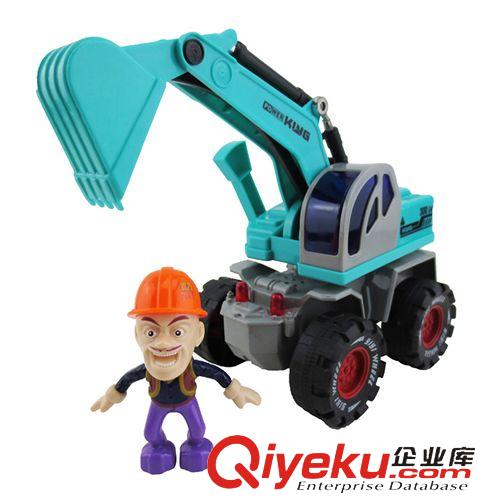 熊出沒正版授權(quán) 華成熊出沒可坐工程車挖掘機(jī) 童車HC0990M