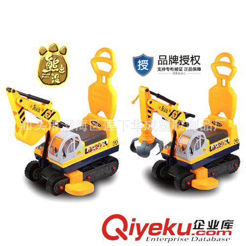 學(xué)步車/童車 華成熊出沒可坐工程車挖掘機 童車HC0990M