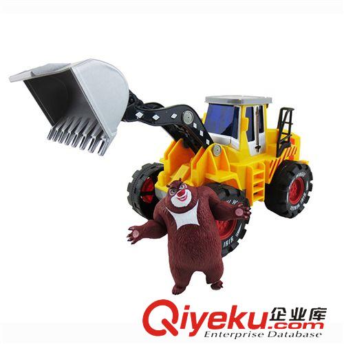 工程車 華成 熊出沒正版授權 小孩手搖工程車 贈送熊大 HC0332原始圖片2