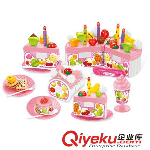 過家家玩具 兒童生日禮物仿真水果雪糕面包蛋糕玩具大號切切看過家家自由組合