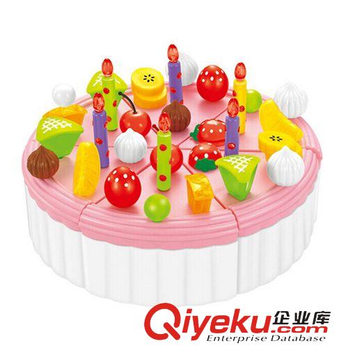 過家家玩具 5004正版喜羊羊親子玩具可切生日蛋糕水果自由組盒兒童情感培養原始圖片2