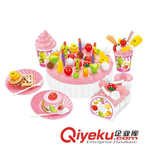 過家家玩具 5004正版喜羊羊親子玩具可切生日蛋糕水果自由組盒兒童情感培養