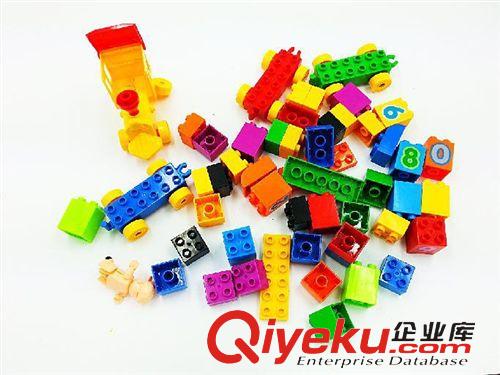 積木 集智直銷兒童早教大顆粒拼插環(huán)保塑料益智積木-數(shù)字火車益智系列原始圖片3