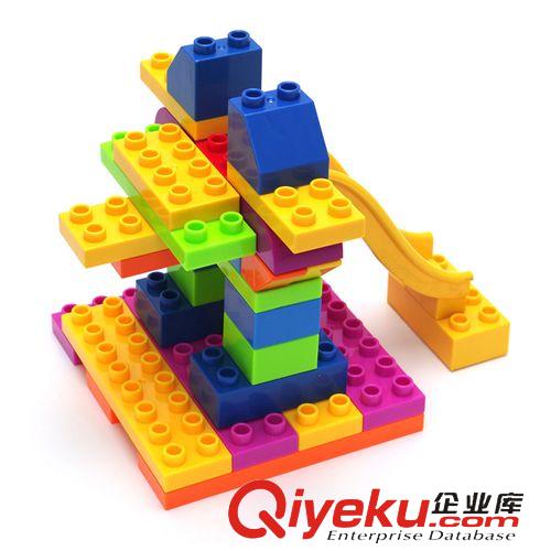 積木 廠家直銷集智兒童早教大顆粒環保塑料益智積木-歡樂水上樂園系列原始圖片3