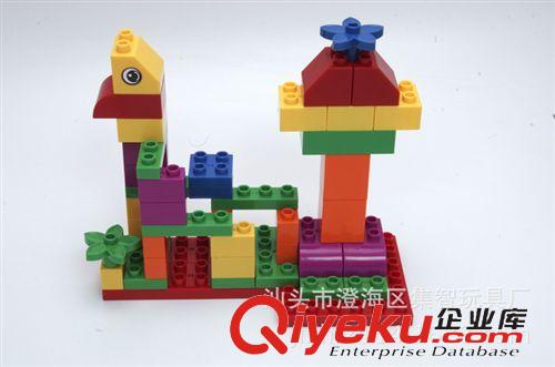 積木 廠家直銷集智兒童早教大顆粒環保塑料益智積木玩具-樂趣猴王系列原始圖片3