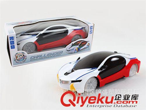 新品展示 【廠家直銷】電動萬向玩具車兒童玩具車3202B炫彩音樂發(fā)光玩具原始圖片2