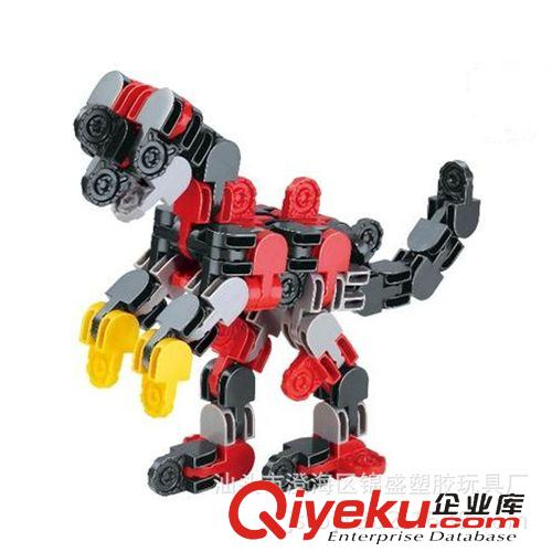 熱銷產品 【優質】廠家批發積木益智玩具 兒童塑料積木 3D變形積木拼裝玩具原始圖片2