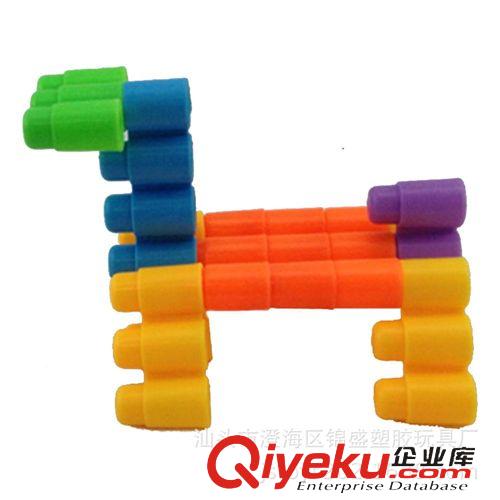 熱銷產(chǎn)品 廠家批發(fā)供應(yīng)新款上市2824A1子彈頭拼插積木 PVC筒包裝原始圖片3