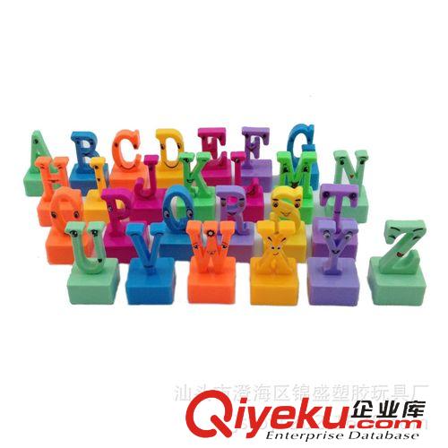 tj銷售 啟蒙早教益智字母玩具幼兒早教組合玩具 英文字母塑料積木火車原始圖片2