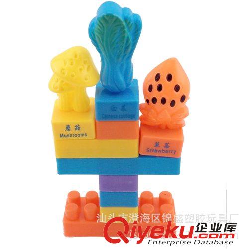 益智早教玩具 新品益智兒童拼裝玩具水果蔬菜農(nóng)場積木早教親子認(rèn)知原始圖片2