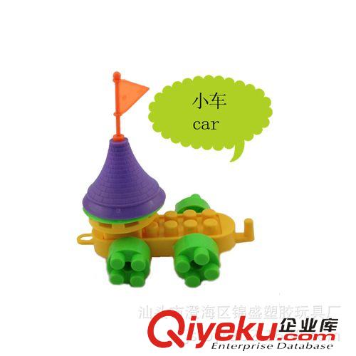 益智早教玩具 【廠家直銷】桶莊積木新品益智兒童拼裝玩具塑料智力百變積木原始圖片2