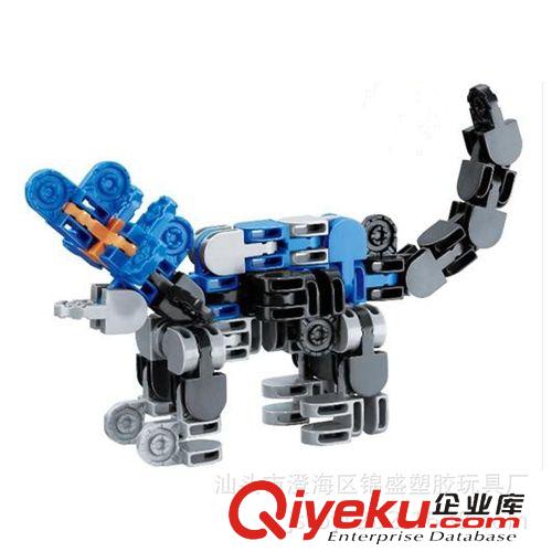 益智早教玩具 【廠家直銷】益智玩具創意玩具塑料積木3D變形機器人拼裝玩具原始圖片3