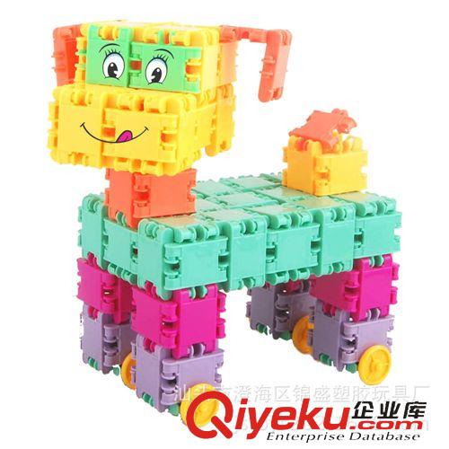 價(jià)格 【廠家直銷(xiāo)】益智拼插塑料積木玩具百變積木益智拼插積木原始圖片2