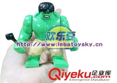 得高拼裝 淘寶貨源批發(fā)得高0144-46大浩克復仇者聯(lián)盟綠巨人紅綠灰三款HULK原始圖片2