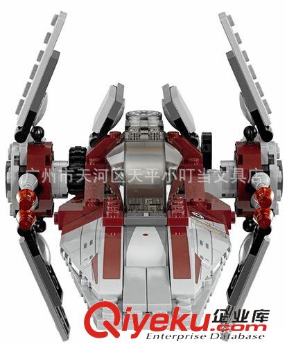 森業拼裝 可代發小顆粒益智拼裝積木森業星球大戰戰機 SY312-V翼星際戰斗機原始圖片2