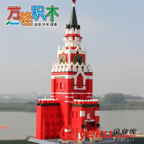 萬格拼裝 淘寶貨源塑料拼裝積木萬格世界zm建筑DIY益智玩具比薩斜塔8012