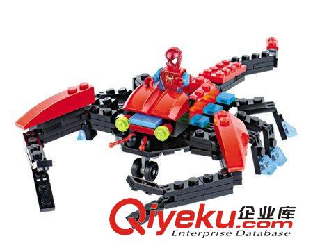 開智拼裝 益智拼裝玩具 正版開智 兒童DIY立體拼裝蜘蛛俠 地獄巨蛛 6003原始圖片3