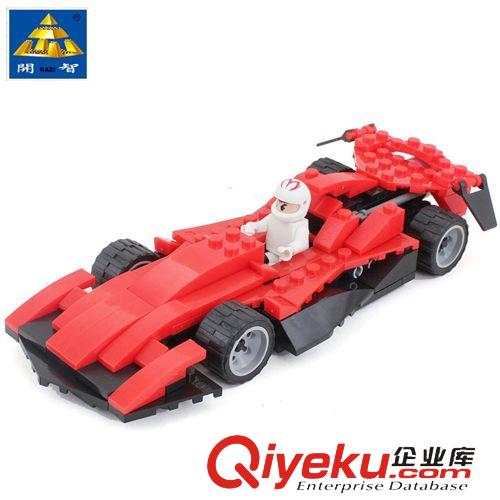 開智拼裝 正版開智拼裝玩具賽車模型 F1方程式賽車 4款可混 6501-6504原始圖片2