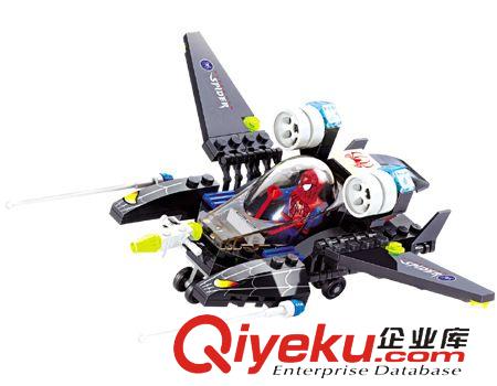 開智拼裝 正版開智益智拼裝積木玩具 機車雷龍 蜘蛛俠 蜘蛛超人 6001原始圖片3