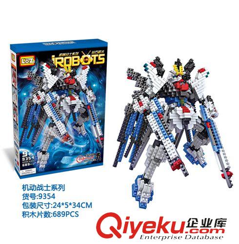 LOZ鉆石顆粒 可代發(fā)LOZ俐智鉆石小顆粒拼裝積木 高達強襲GUNDAM拼插模型9354原始圖片2