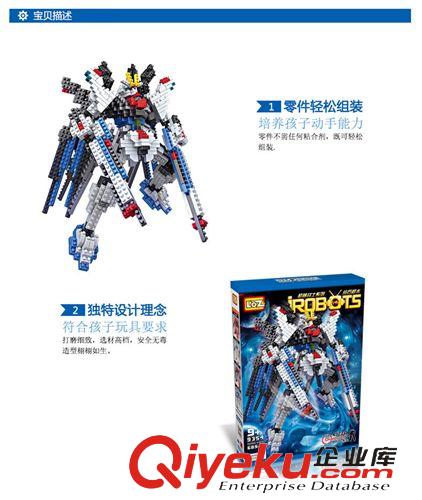 LOZ鉆石顆粒 可代發(fā)LOZ俐智鉆石小顆粒拼裝積木 高達強襲GUNDAM拼插模型9354原始圖片3