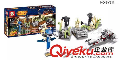 2015年01月份新品 可代發 小顆粒益智拼裝積木 森業星球大戰戰機 SY311薩魯卡米戰役