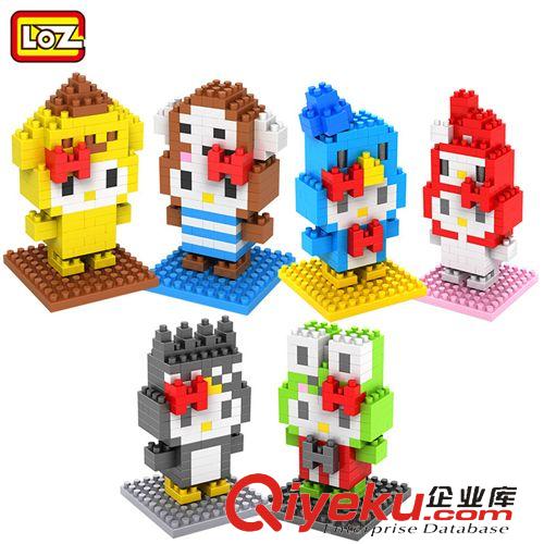 2014年11月份新品 LOZ俐智德國鉆石小顆粒鉆石積木拼插動漫創(chuàng)意玩具KT酷企鵝9178原始圖片3