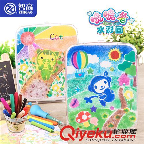 智高專區(qū) 新款熱銷  zp智高12色噴噴筆水彩筆套裝  兒童益智玩具  kk-531原始圖片3