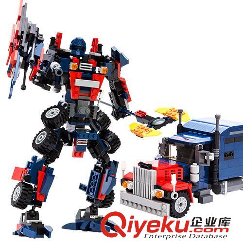 所有寶貝 新樂新gudi 熱銷益智變形積木 金剛機器人-擎天柱 兒童玩具8713原始圖片2