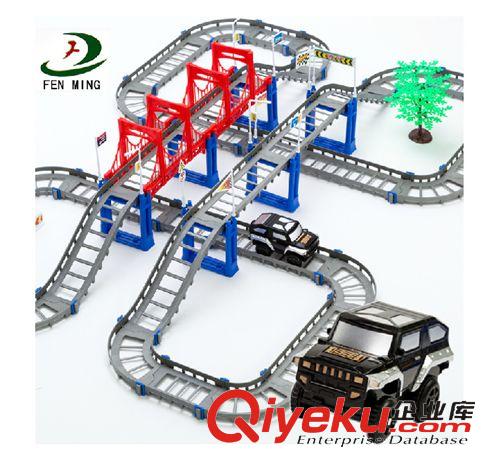 益智積木 凱裕爆款 開智益智拼插積木 遙控賽車積木玩具 男孩玩具 KY86006