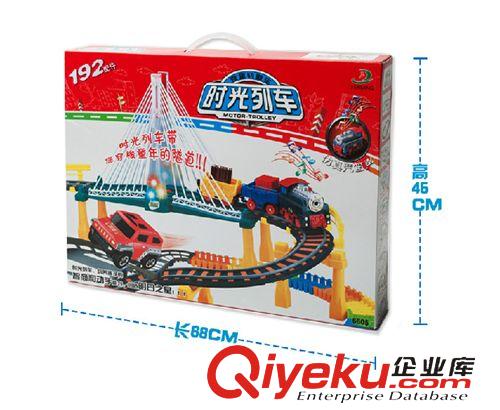 電動(dòng)軌道 奮銘爆款 超大型托馬斯火車軌道套裝 多層電動(dòng)聲光彩色軟軌6601原始圖片2